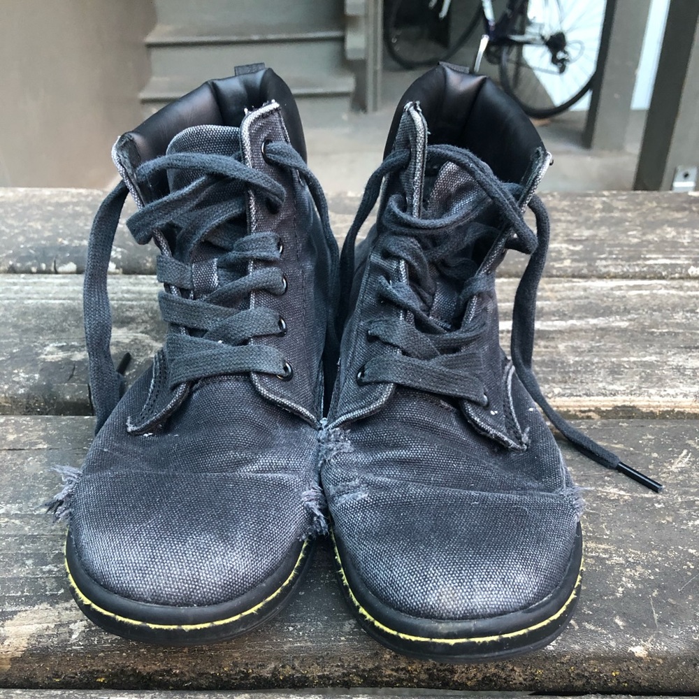Doc Martens AirWare worn-in high top sneakers
